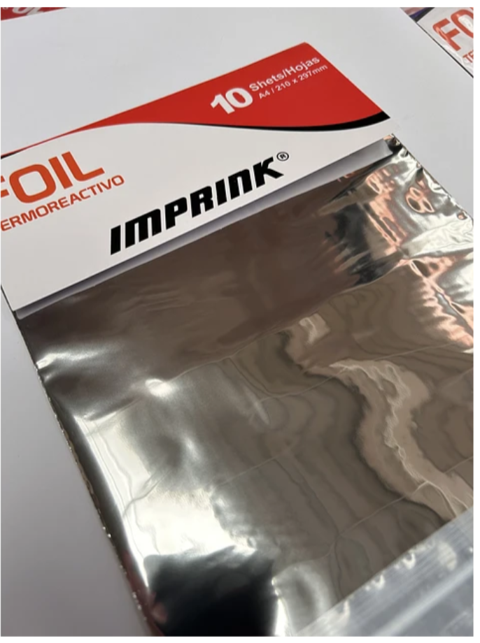 FOIL TONER REACTIVO PLATA